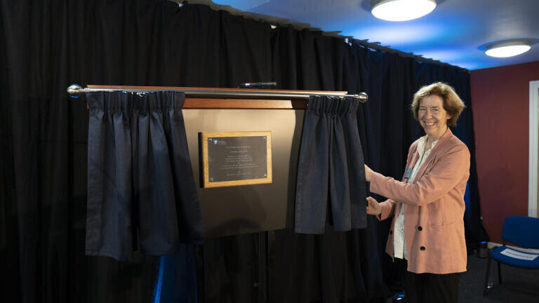 Fiona Watts opens BDI (Credit University of Nottingham)