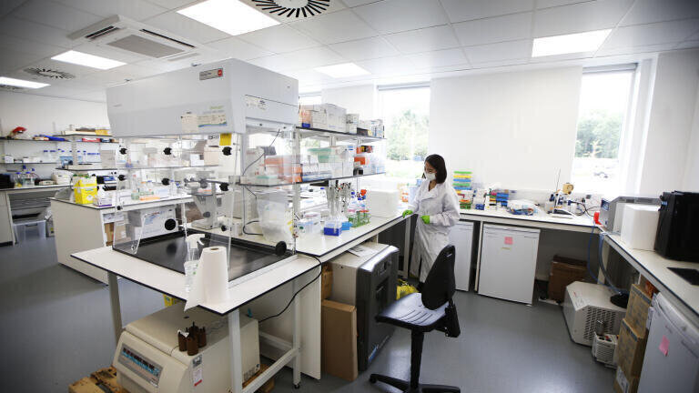 Phase 1 converted Class II Laboratory at the Wood Centre for Innovation