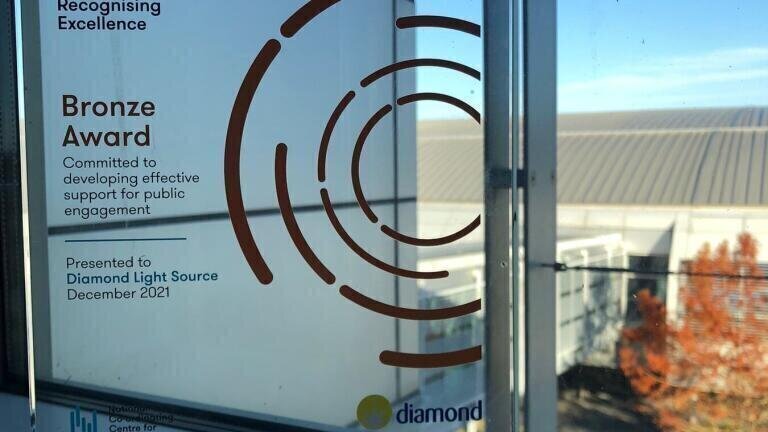 Bronze Engage Watermark presented for outstanding commitment to public engagement