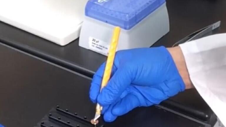 DART®-MS spectrum of titranylphthalocyanineat at 500°C DART®-SVP pre-set temperature: 400°C, ionisation mode: DART® (+).