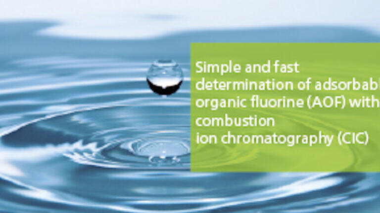 Screening for Per- and Polyfluorinated Alkyl Substances (PFASs) in Water