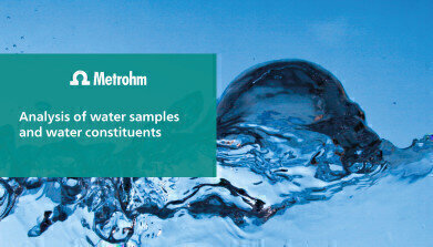 Analysis of Water Samples and Water Constituents