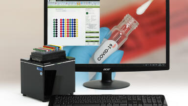 Smart Sample Management of Covid-19 Cryobox Tube Racks