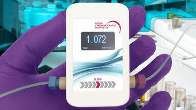 Enhanced Flowmeter for Liquid Chromatography Applications