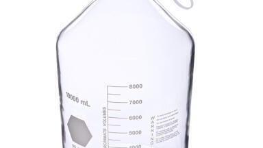 Safety Coated Glass Mobile Phase Reservoir Bottles