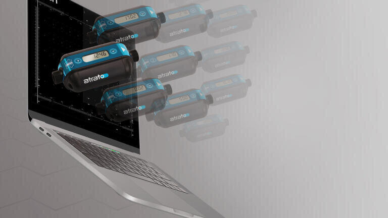 Connect, configure and operate multiple Atrato ultrasonic flowmeters.
