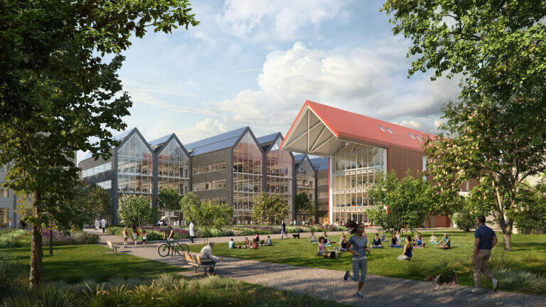 Oxford North's new Central Park