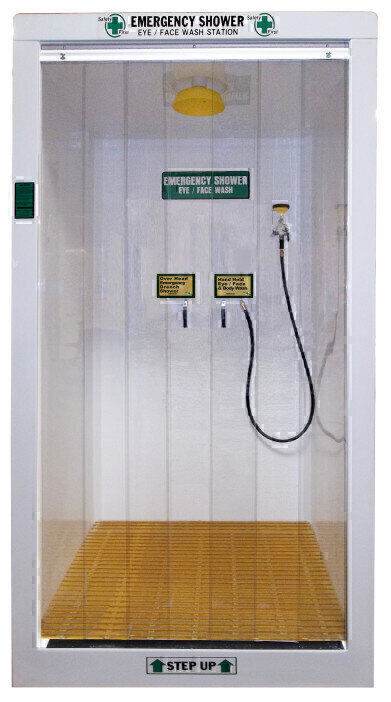 Emergency Safety Shower/Decontamination Booth