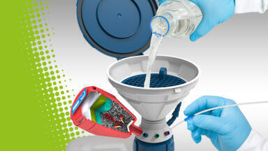 The future Safety Solution for Lab Waste: Universal Waste Hub "JAN"