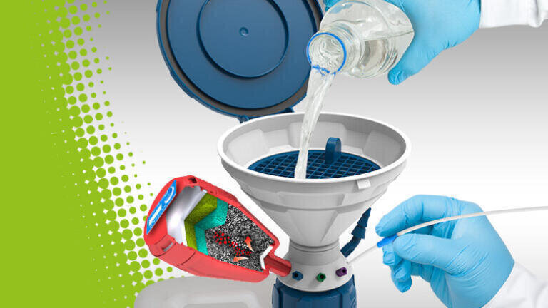 The future Safety Solution for Lab Waste: Universal Waste Hub "JAN"