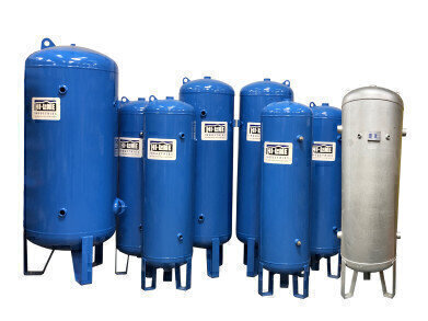 Vertical Air Receivers for Immediate Delivery