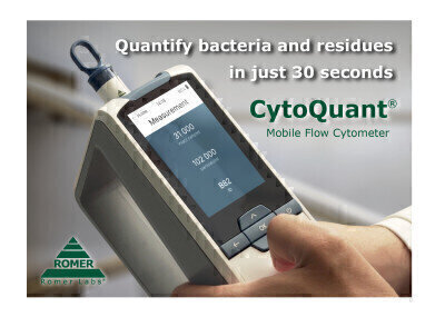 CytoQuant<sup>®</sup> - Quantify bacteria and residues in just 30 seconds!