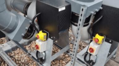 Flexible Outdoor and Weatherproof Extensions for Fume Extraction Fan Systems