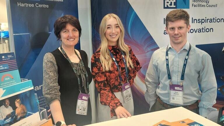 Staff from the Hartree Centre at ISC 2022