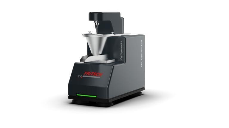 The ANALYSETTE 22 NeXT dry dispersion unit.