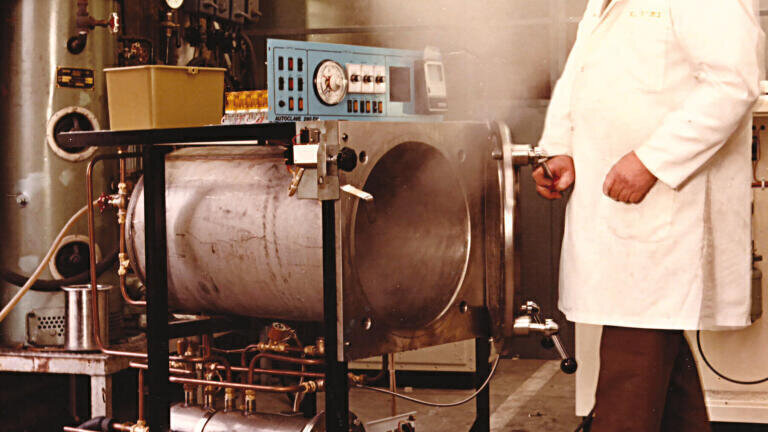 Dry Heat Sterilizer on test at LTE factory before being despatched to a UK pharmaceutical company – Late 1970s