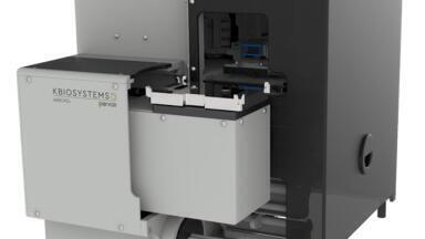 Automated Barcode Applicator for Microplates and Petri dishes