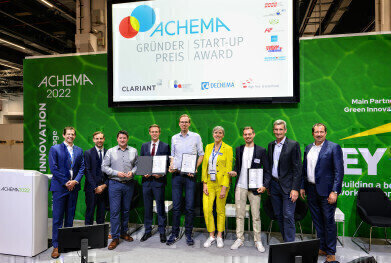 Start-up Award Winners take Platform at ACHEMA