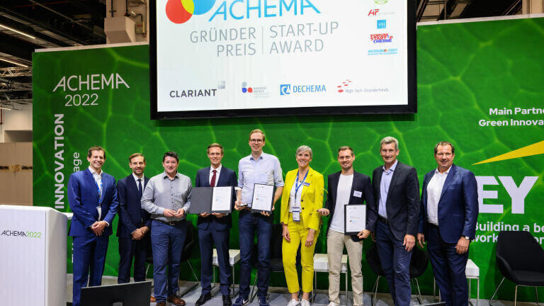 Start-up Award Winners take Platform at ACHEMA