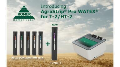 AgraStrip® Pro WATEX® test system: Rapid on-site detection of mycotoxins. Now complete with T-2/HT-2!