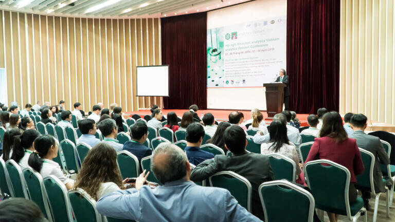 An extensive conference program runs alongside the exhibition. 