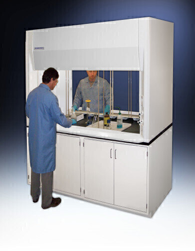 Dual Entry Fume Hoods Feature Double Side Access
