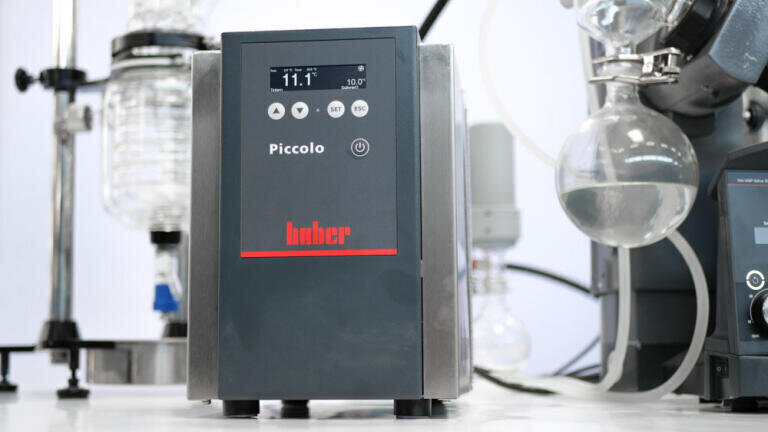 The compact cooler has an output of 280 watts and is ideal for many cooling tasks in the laboratory.