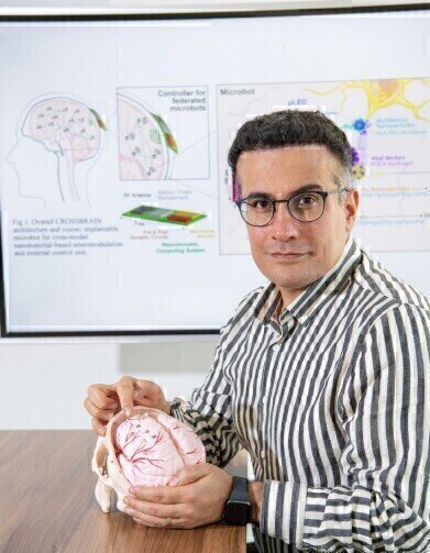 Advanced Nanomaterials enhance potential for Microbot Brain Modulation
