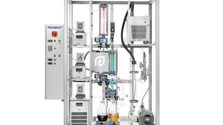 New concept of molecular distillation with minimal thermal stress for the product