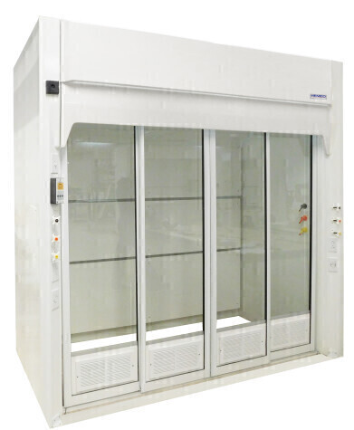 Floor Mounted Walk-In Hoods for Large Processes