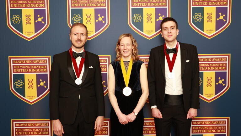 From left: Andrew Saxe, Katie and Pontus