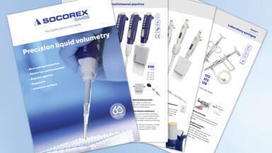 Socorex new precision liquid handling catalogue