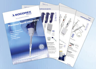 Socorex new precision liquid handling catalogue