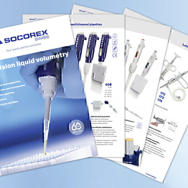 Socorex new precision liquid handling catalogue Labmate Online