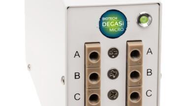 Low Volume Degasser Module for Microfluidic Systems