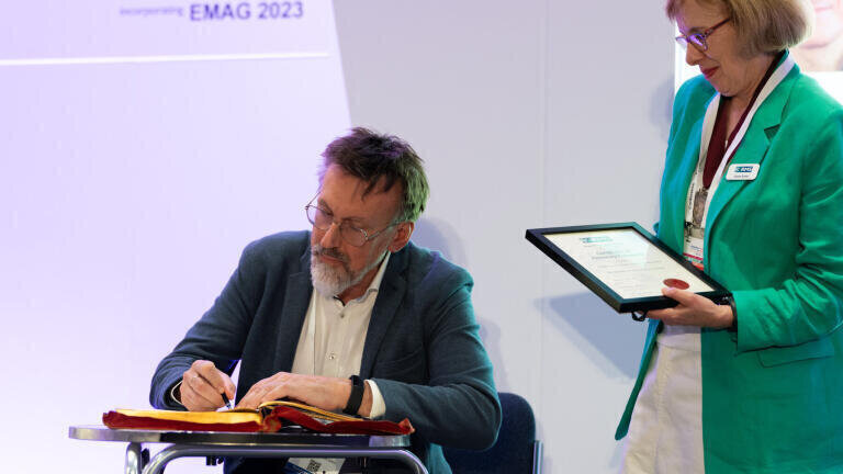 Rafal Durnin- Borkowski receiving an Honorary Fellowship