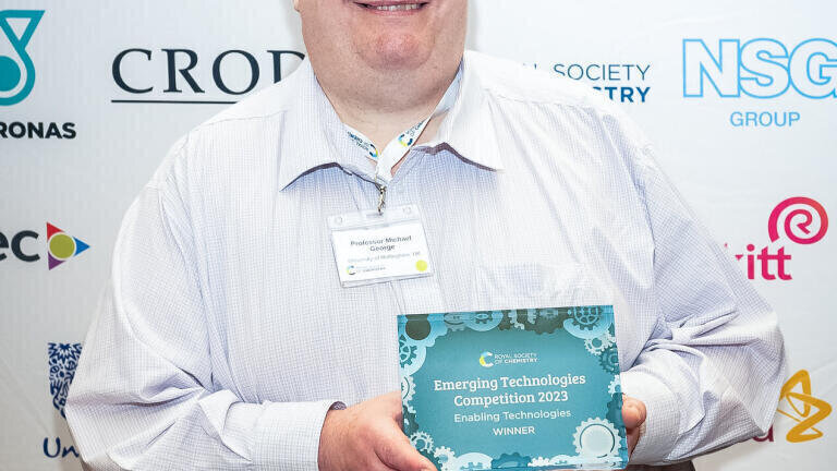 Mike George, of Nottingham Vortex, winner of the Enabling Technologies Award