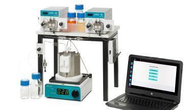 2-channel system for catalytic flow chemistry