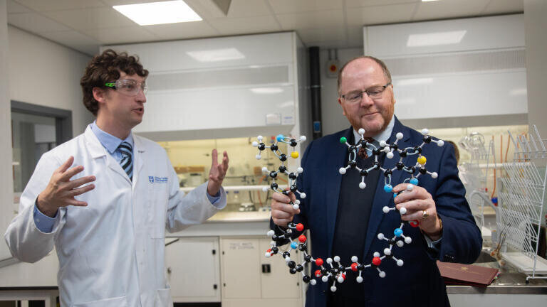 The Minister tours the new Centre