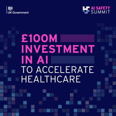 UK Prime Minister's £100 million investment accelerates AI in life sciences