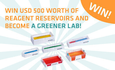 Win eco-friendly reagent reservoirs for a greener lab