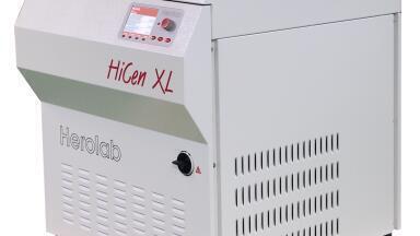 High-performance centrifuge for large-volume throughput