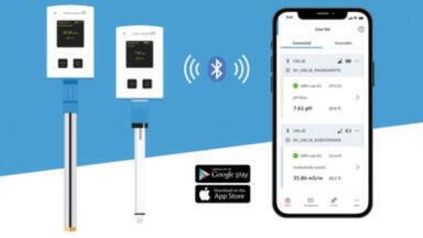 Smartphone app for pH, conductivity, and oxygen measurement
