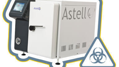 Compact benchtop autoclaves for containment level 3 labs