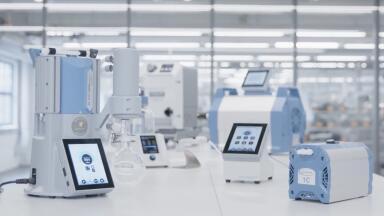 Sophisticated lab equipment and instrumentation