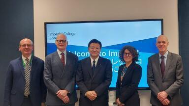 Japanese delegation visits Imperial’s business and research innovation communities