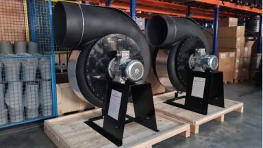 Carbon Loading Polypropylene Fume Fans to Prevent Electrostatic Discharge in ATEX Environments