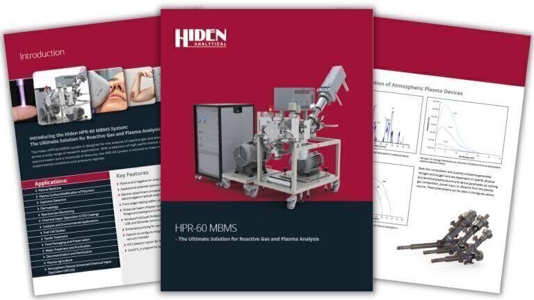New molecular beam mass spectrometry system brochure