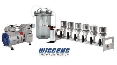 Vacuum filtration systems and piston pumps