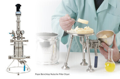 Optimise lab-scale purification with benchtop nutsche filter dryers